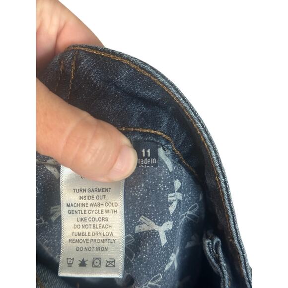 Vintage Tommy Hilfiger Flare Bell Bottom Jeans Juniors Size 11 - Picture 3 of 7